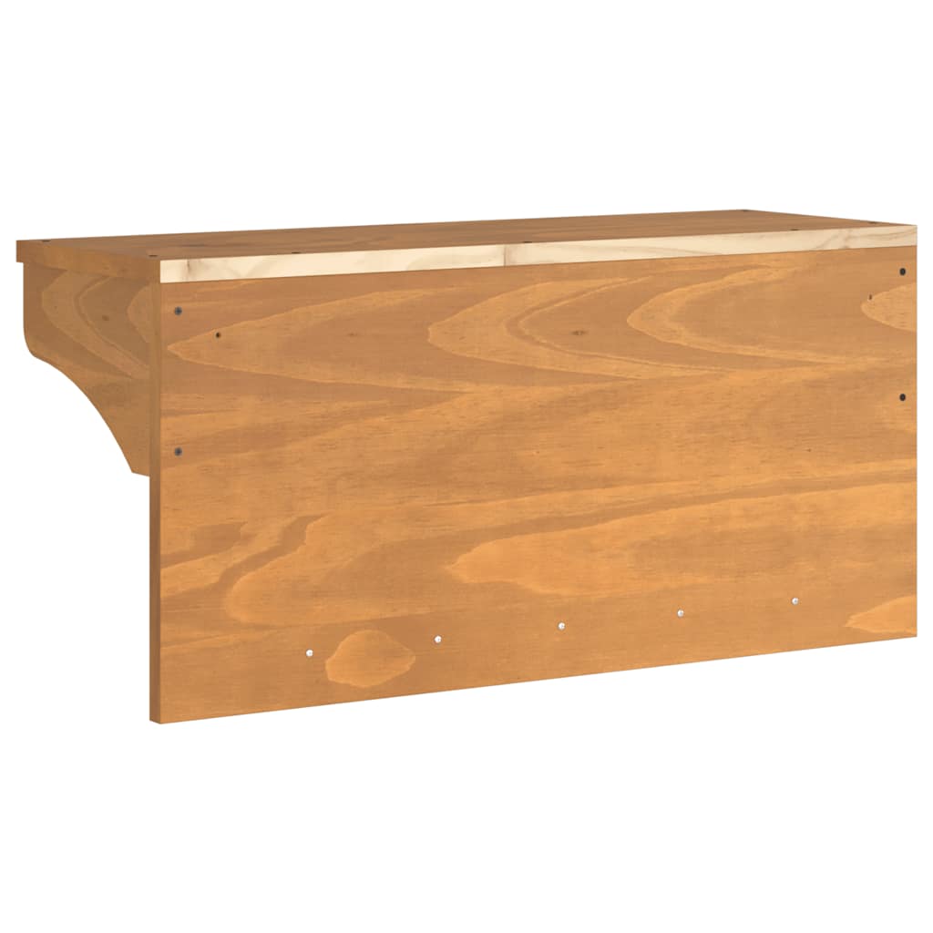 Cabide de parede SANDNES 87x30x42 cm Pinho de madeira maciça