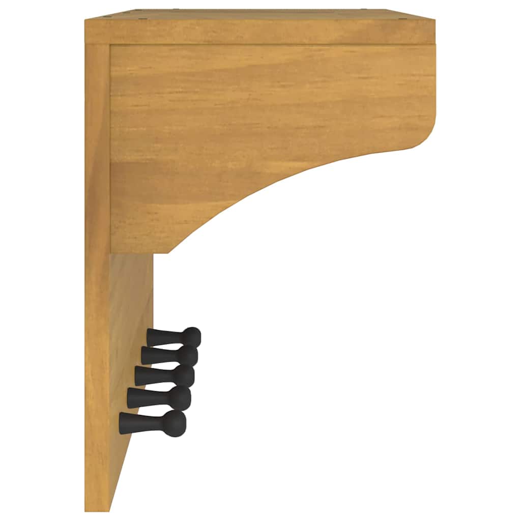 Cabide de parede SANDNES 87x30x42 cm Pinho de madeira maciça
