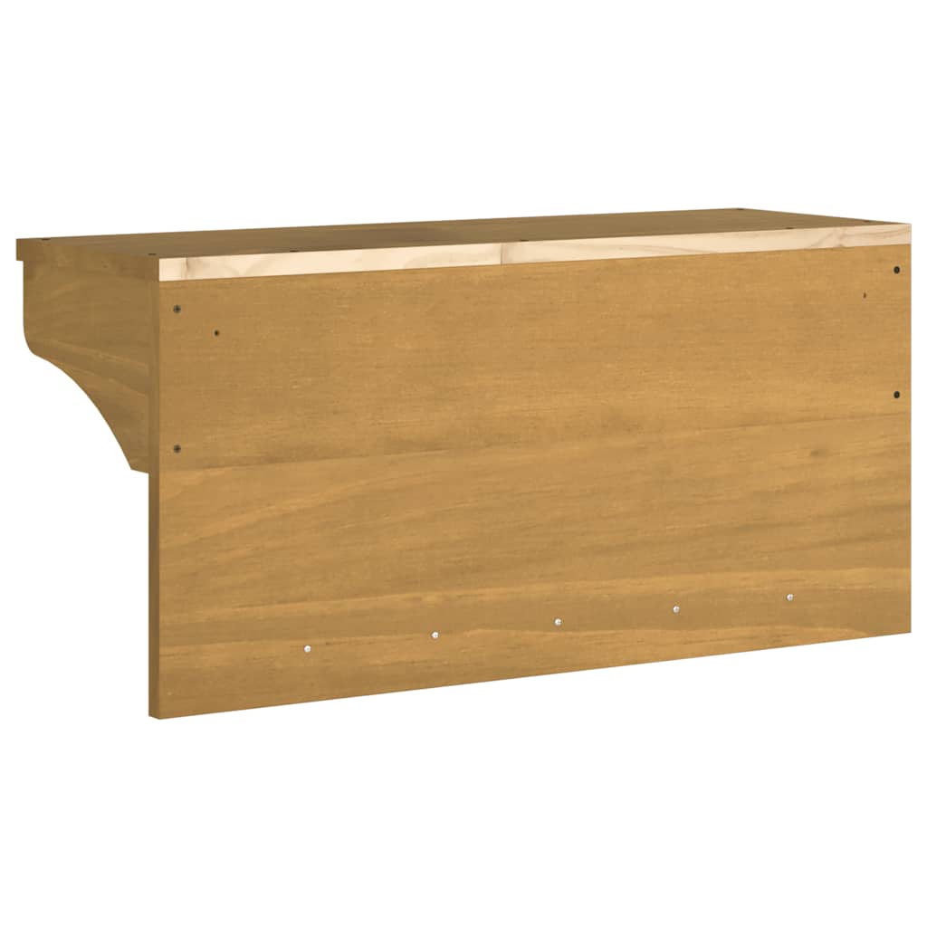 Cabide de parede SANDNES 87x30x42 cm Pinho de madeira maciça