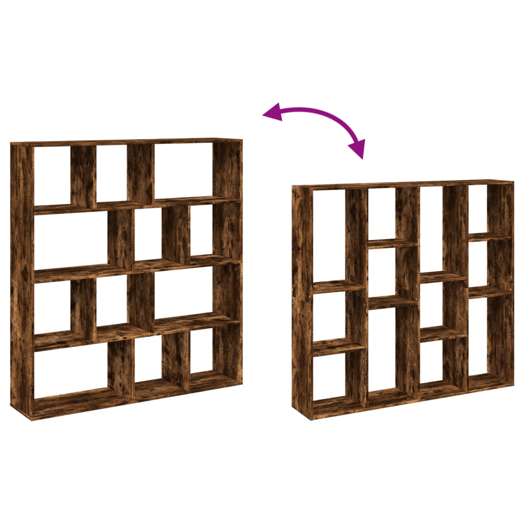Estante 132x29x141,5 cm derivados de madeira carvalho fumado