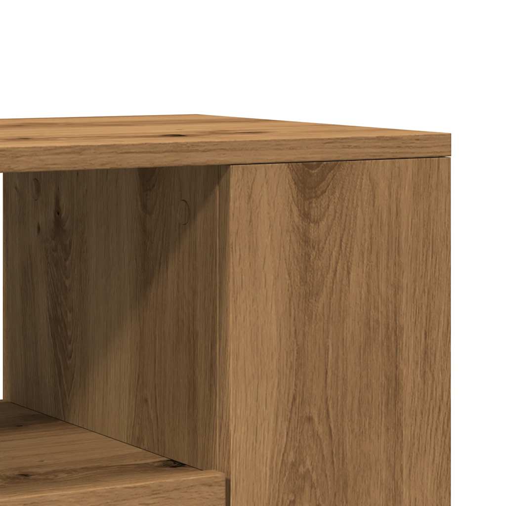 Móvel TV c/rodas 102x34,5x43cm deriv.madeira carvalho artisiano