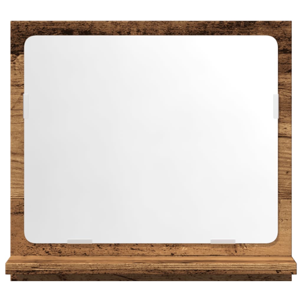 Armário casa banho c/ espelho derivados madeira madeira velha