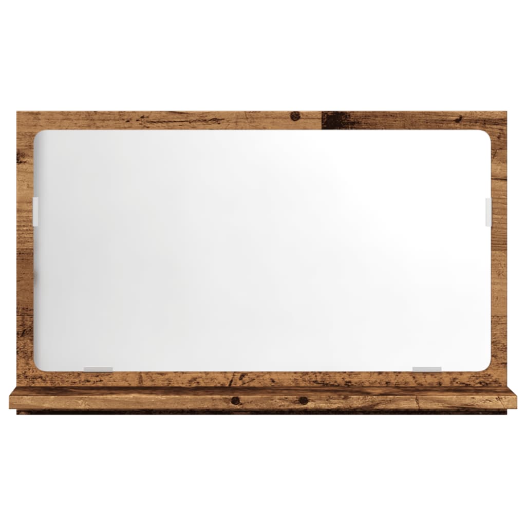 Armário casa banho c/ espelho derivados madeira madeira velha