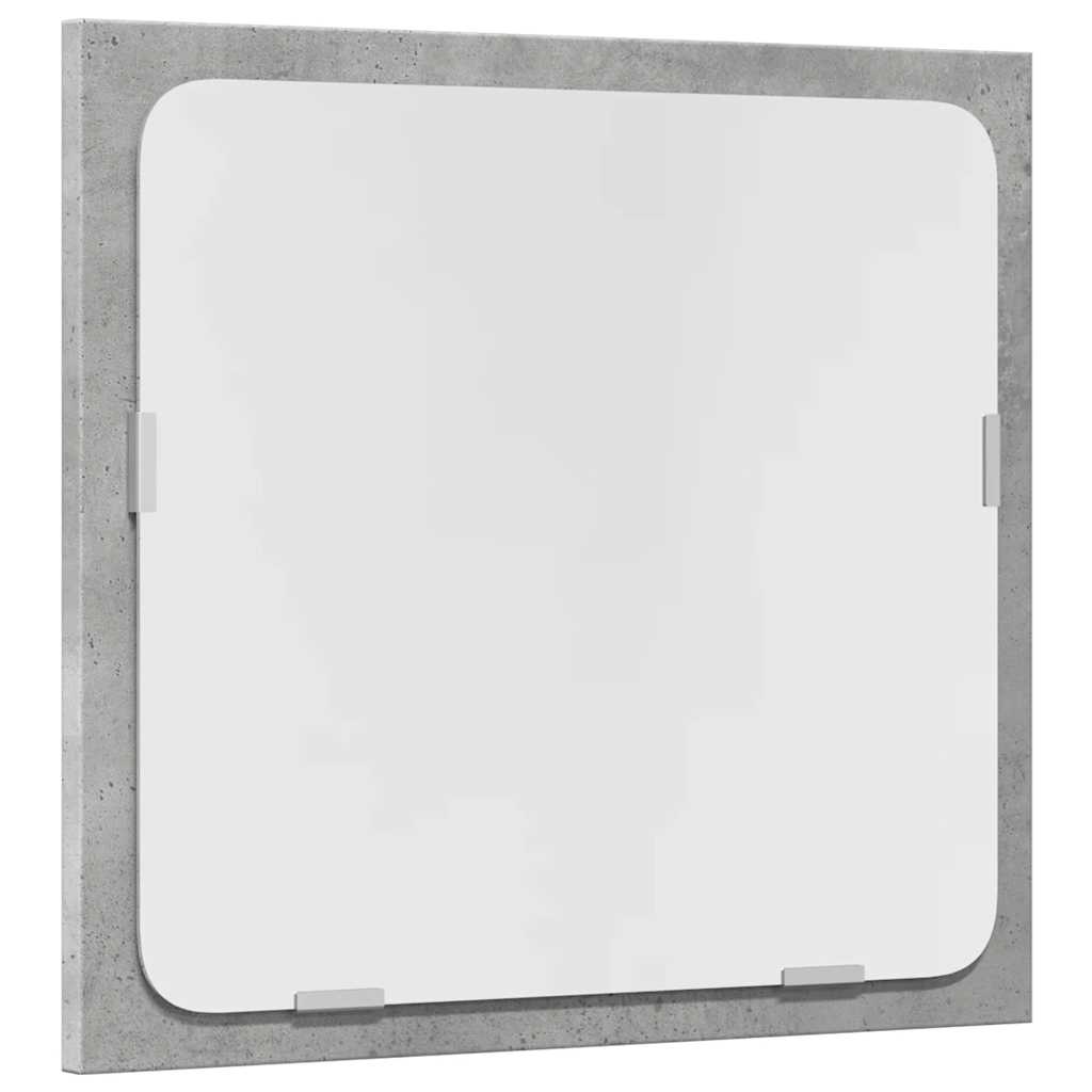 2 pcs conj. móveis casa banho derivados madeira cinza cimento