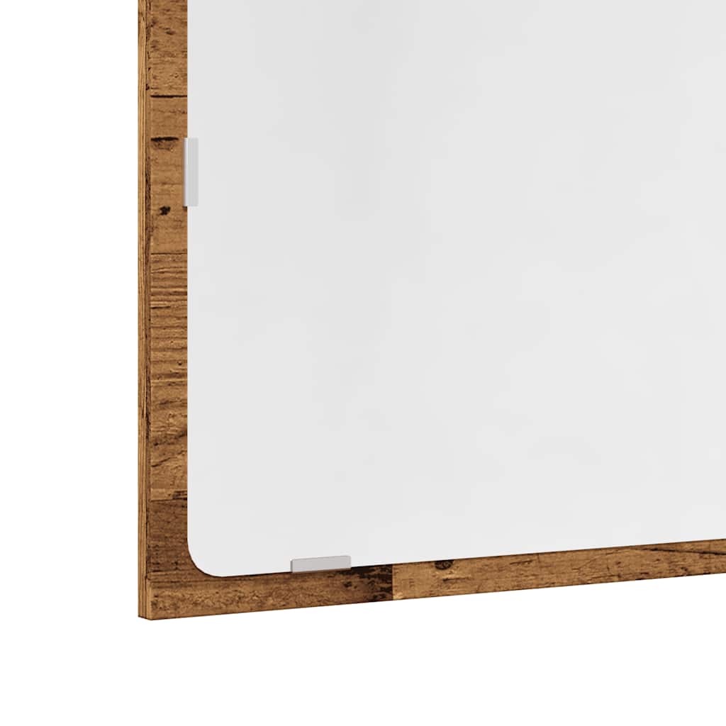 2 pcs conj. móveis casa banho derivados madeira madeira velha