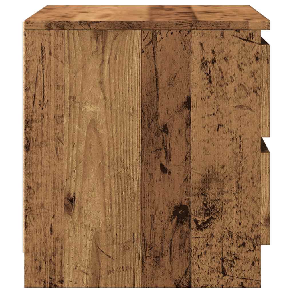Mesa de cabeceira 50x40x43,5 cm derivados madeira madeira velha