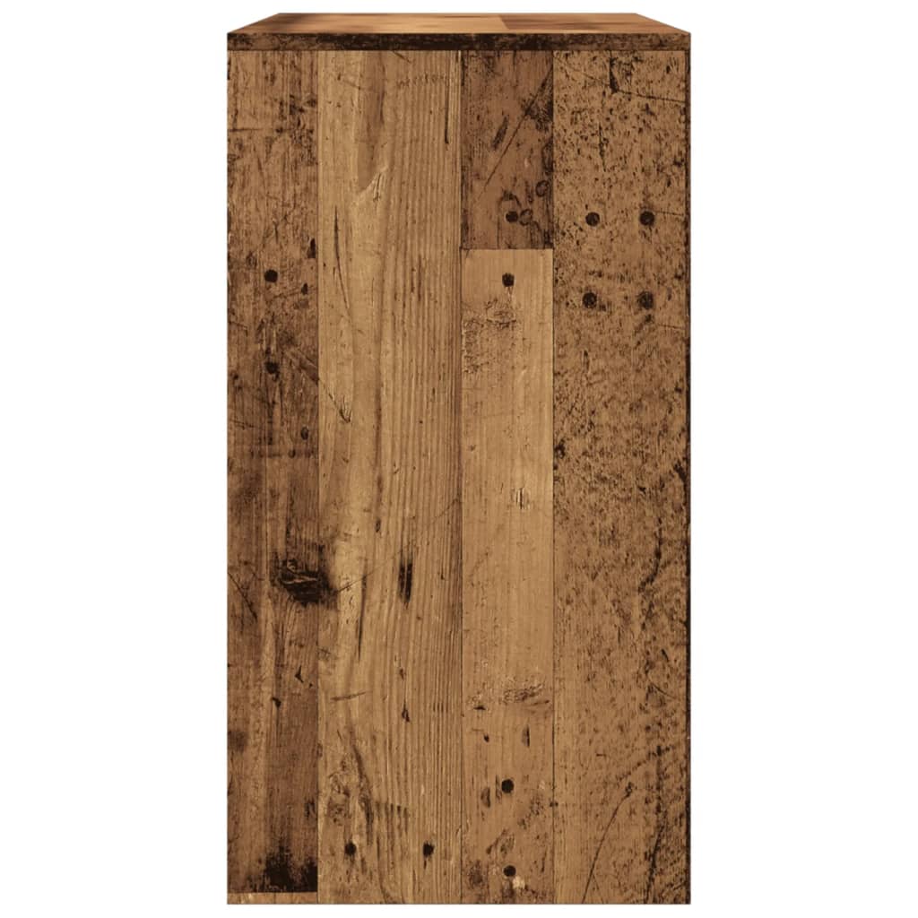 Mesa consola 89x41x76,5 cm derivados de madeira madeira velha