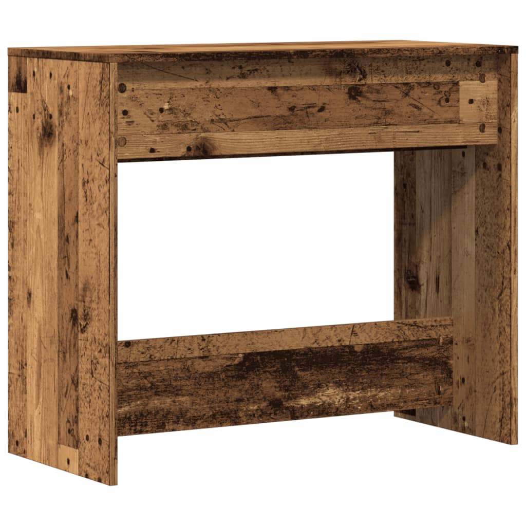 Mesa consola 89x41x76,5 cm derivados de madeira madeira velha