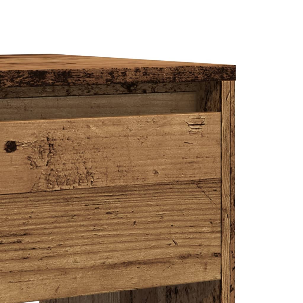 Mesa consola 89x41x76,5 cm derivados de madeira madeira velha