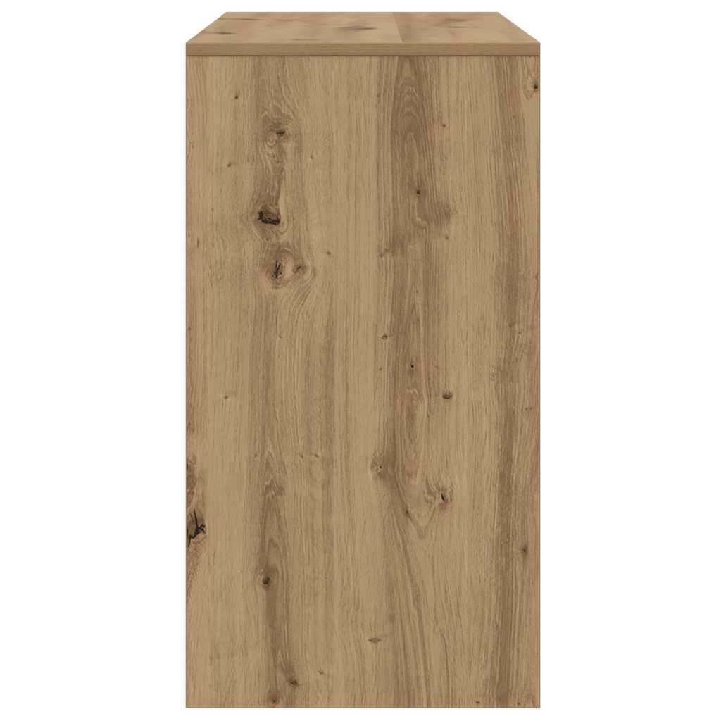 Mesa consola 89x41x76,5 cm derivados madeira carvalho artisiano