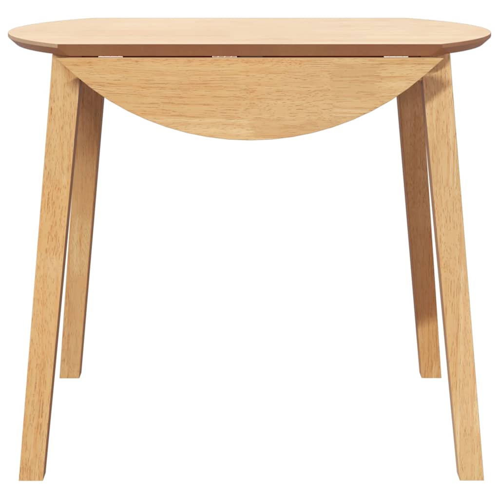 Mesa de jantar madeira seringueira maciça Natural