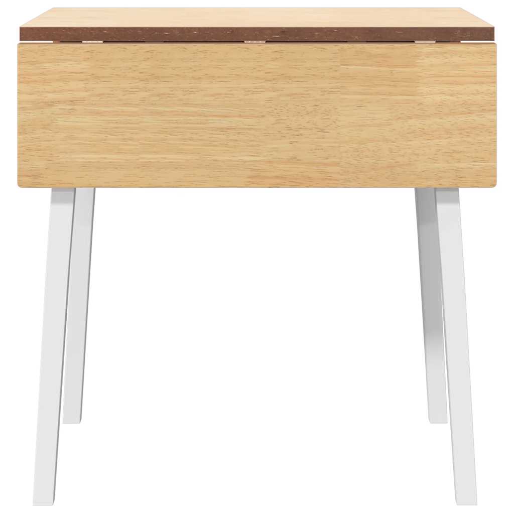 Mesa de jantar madeira seringueira maciça branco