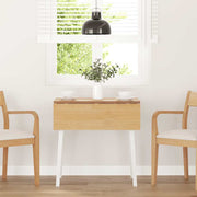 Mesa de jantar madeira seringueira maciça branco