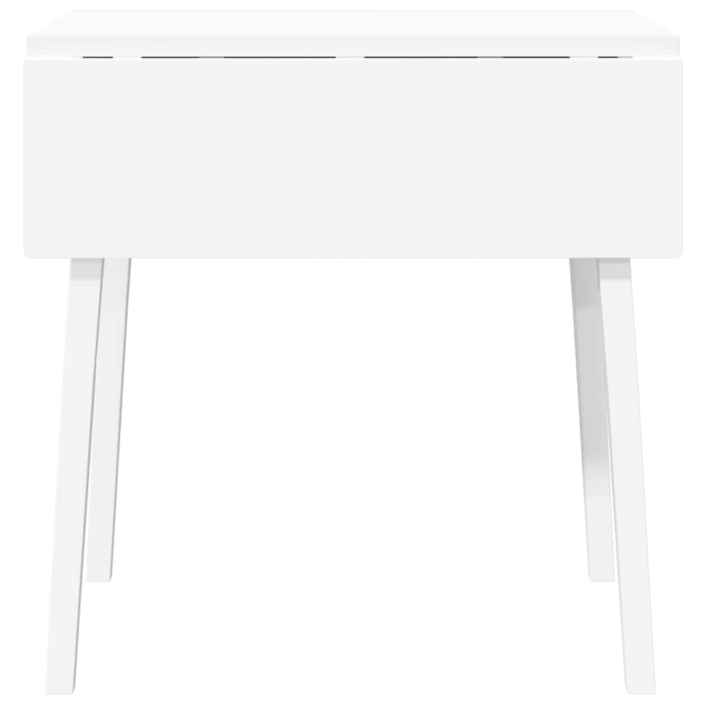 Mesa de jantar madeira seringueira maciça branco