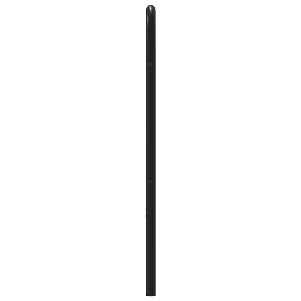 Cabeceira de cama 75 cm derivados madeira/aço carvalho fumado