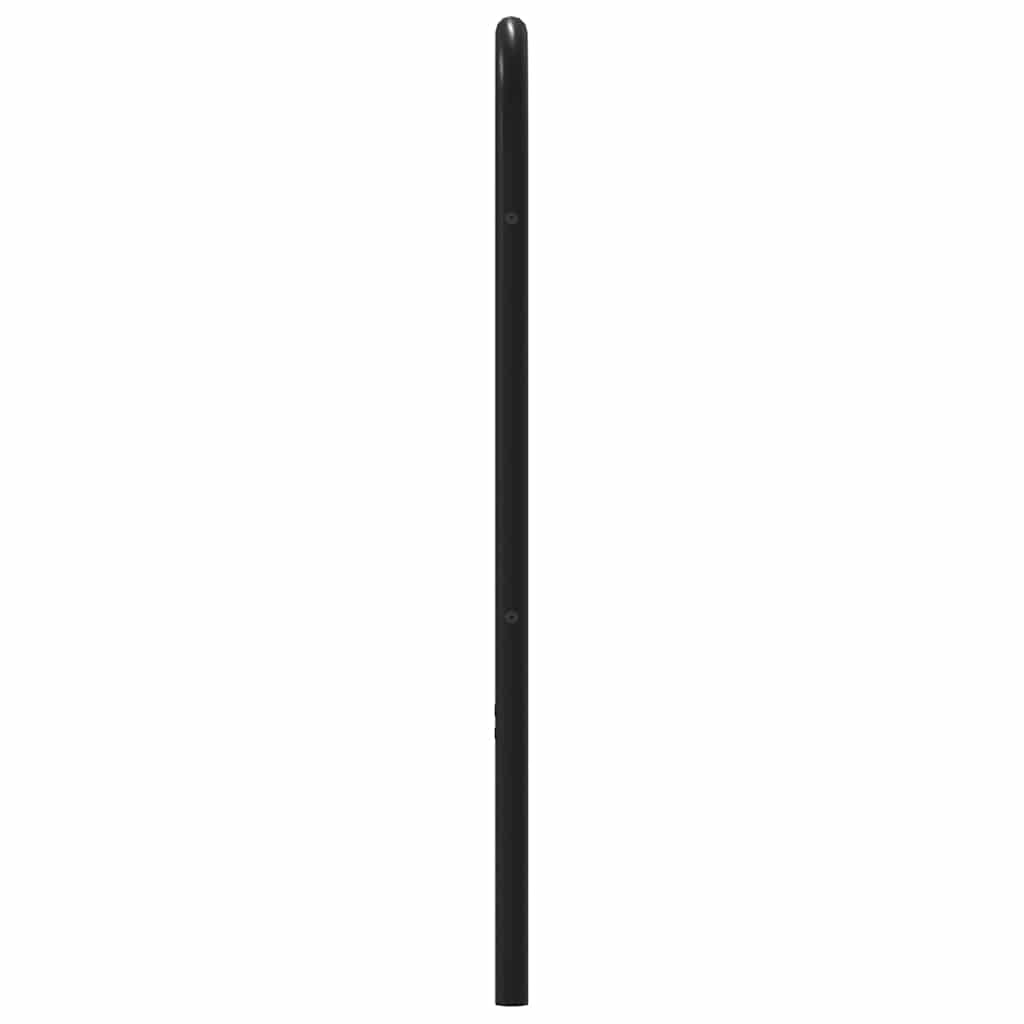 Cabeceira de cama 90 cm derivados madeira/aço carvalho fumado