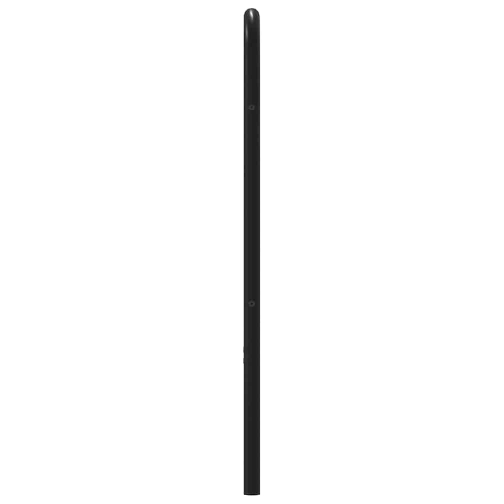 Cabeceira de cama 107 cm derivados madeira/aço carvalho fumado