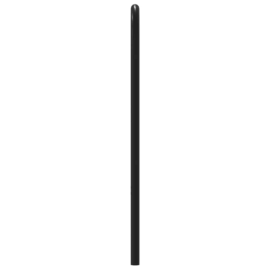 Cabeceira de cama 140 cm derivados madeira/aço carvalho fumado