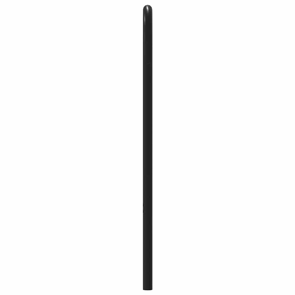 Cabeceira de cama 160 cm derivados madeira/aço carvalho fumado