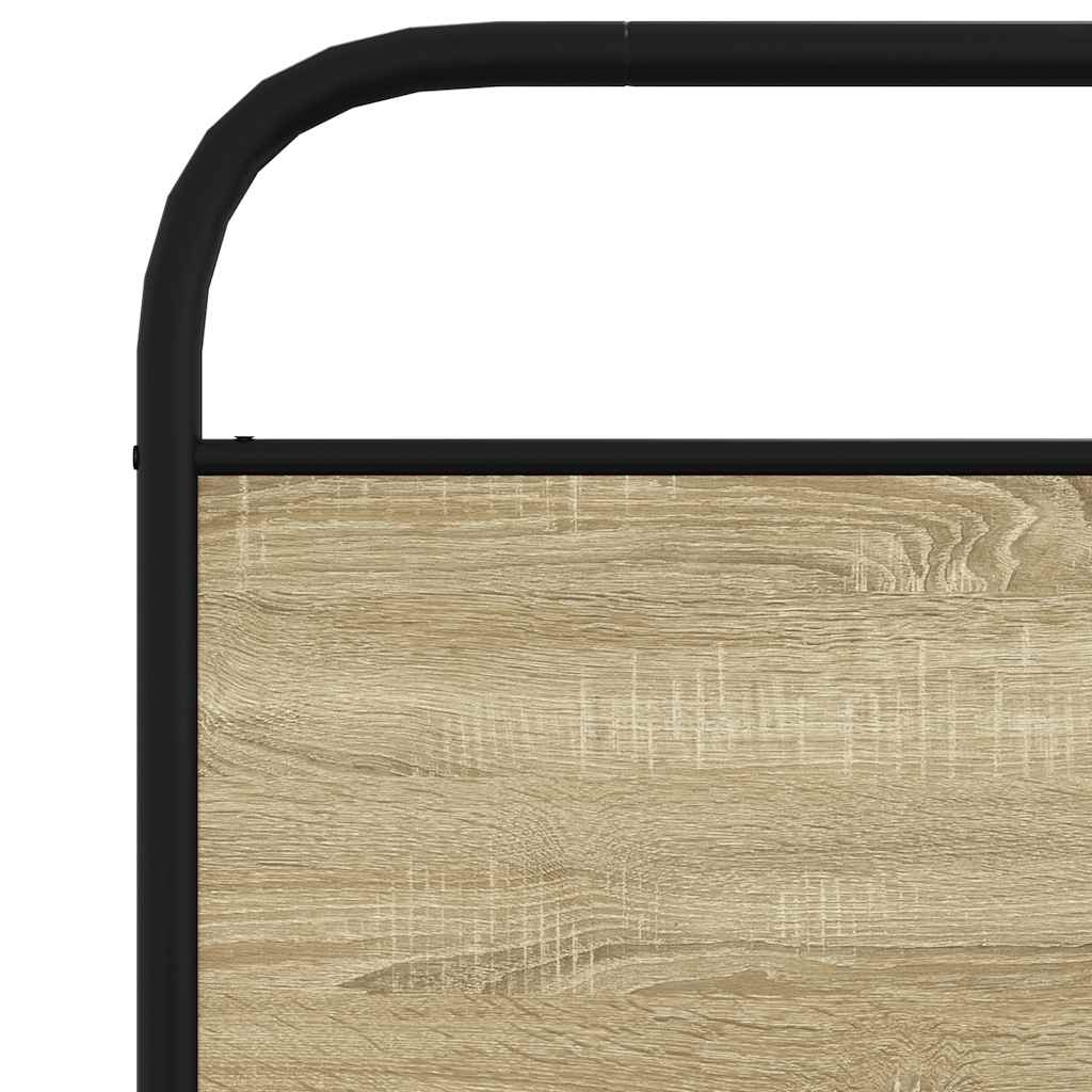 Estrutura cama s/ colchão derivados de madeira carvalho sonoma