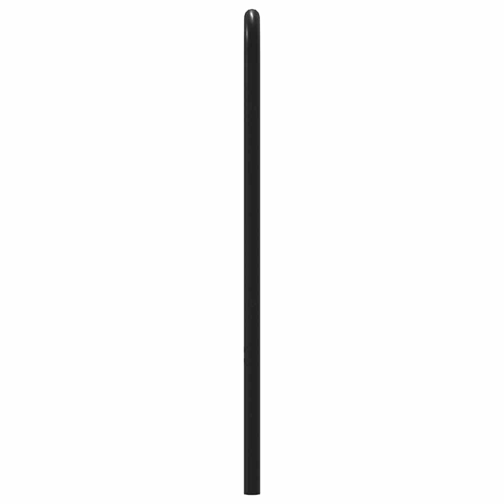 Cabeceira de cama 120 cm derivados madeira/aço carvalho sonoma