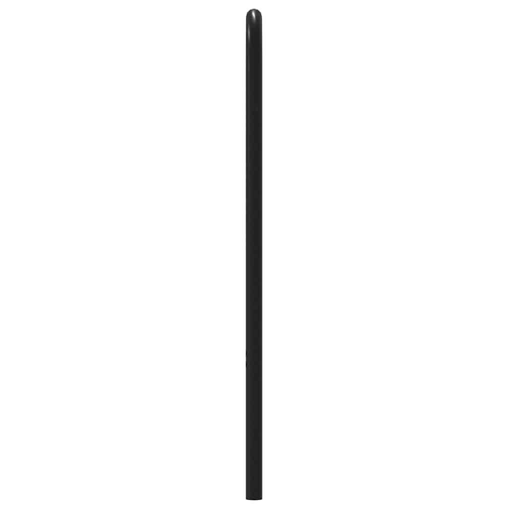 Cabeceira de cama 140cm derivados madeira/aço carvalho castanho