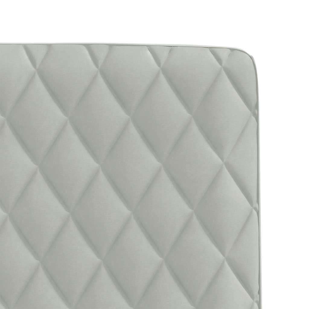 Cadeiras de jantar 4 pcs veludo cinzento-claro
