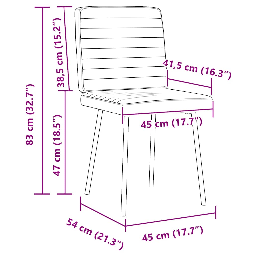 Cadeiras de jantar 4 pcs couro artificial branco