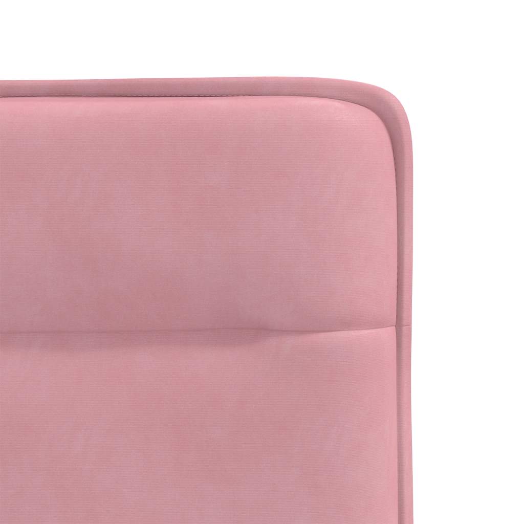 Cadeiras de jantar 4 pcs veludo rosa