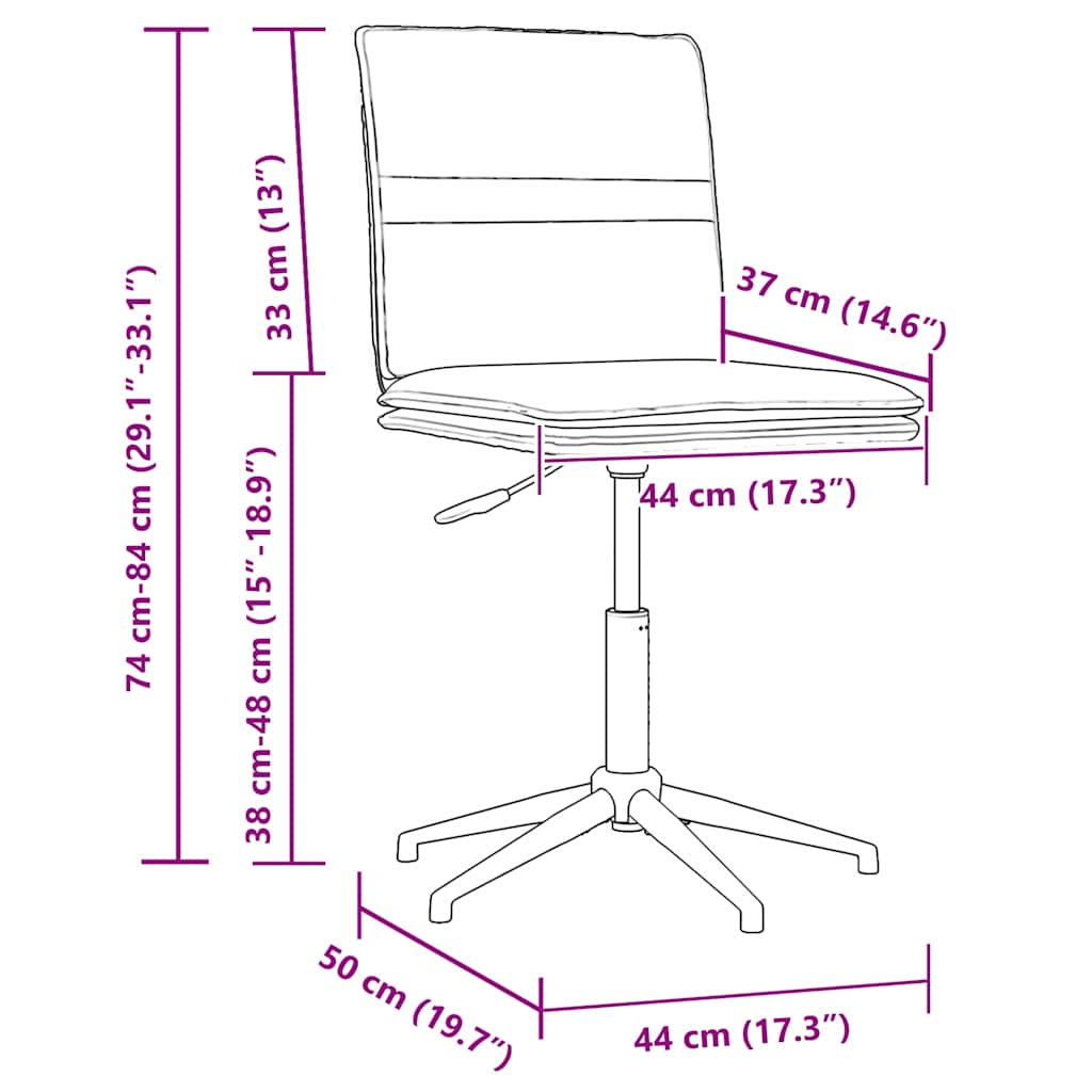Cadeiras de jantar 2 pcs veludo amarelo