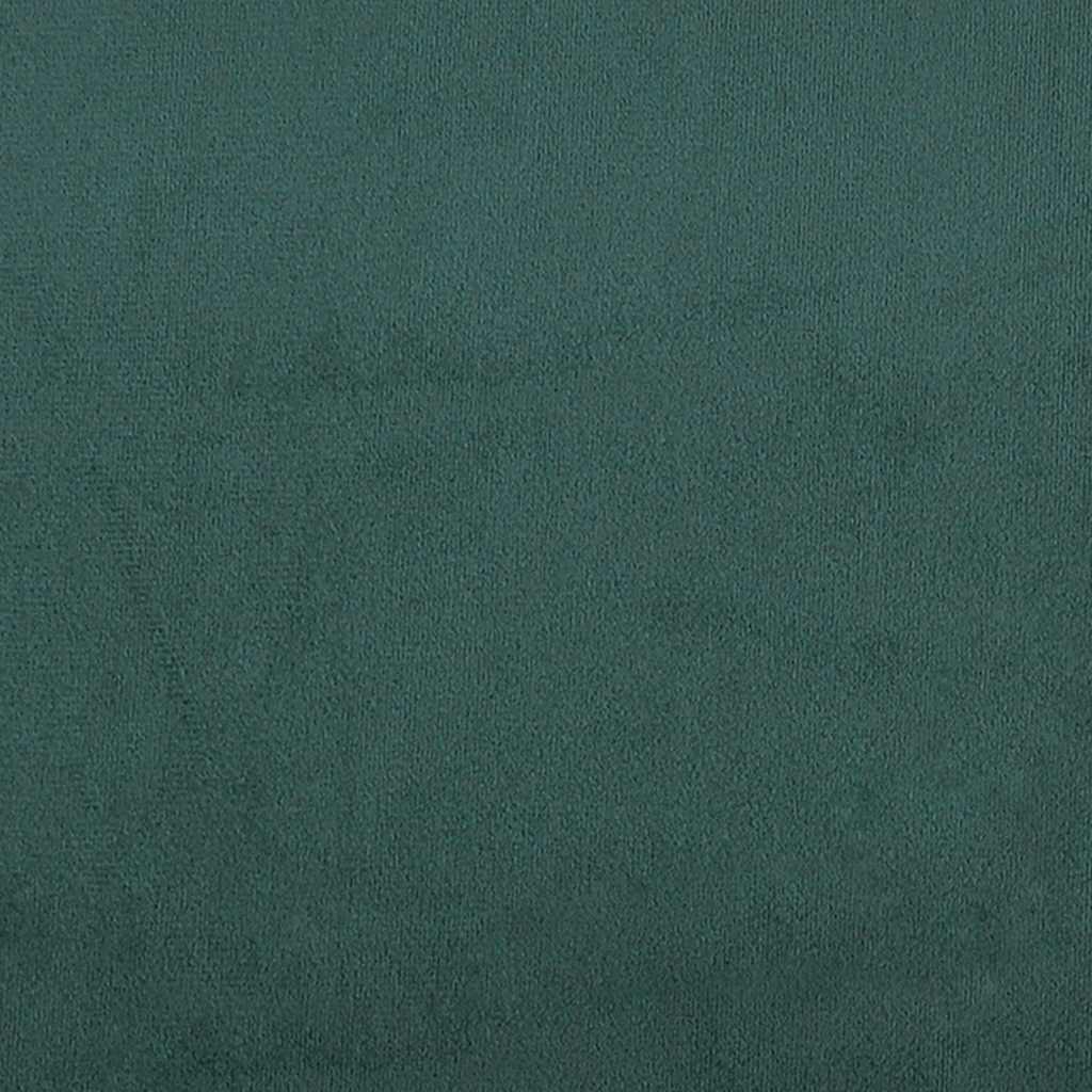 Cadeiras de jantar 6 pcs veludo verde-escuro