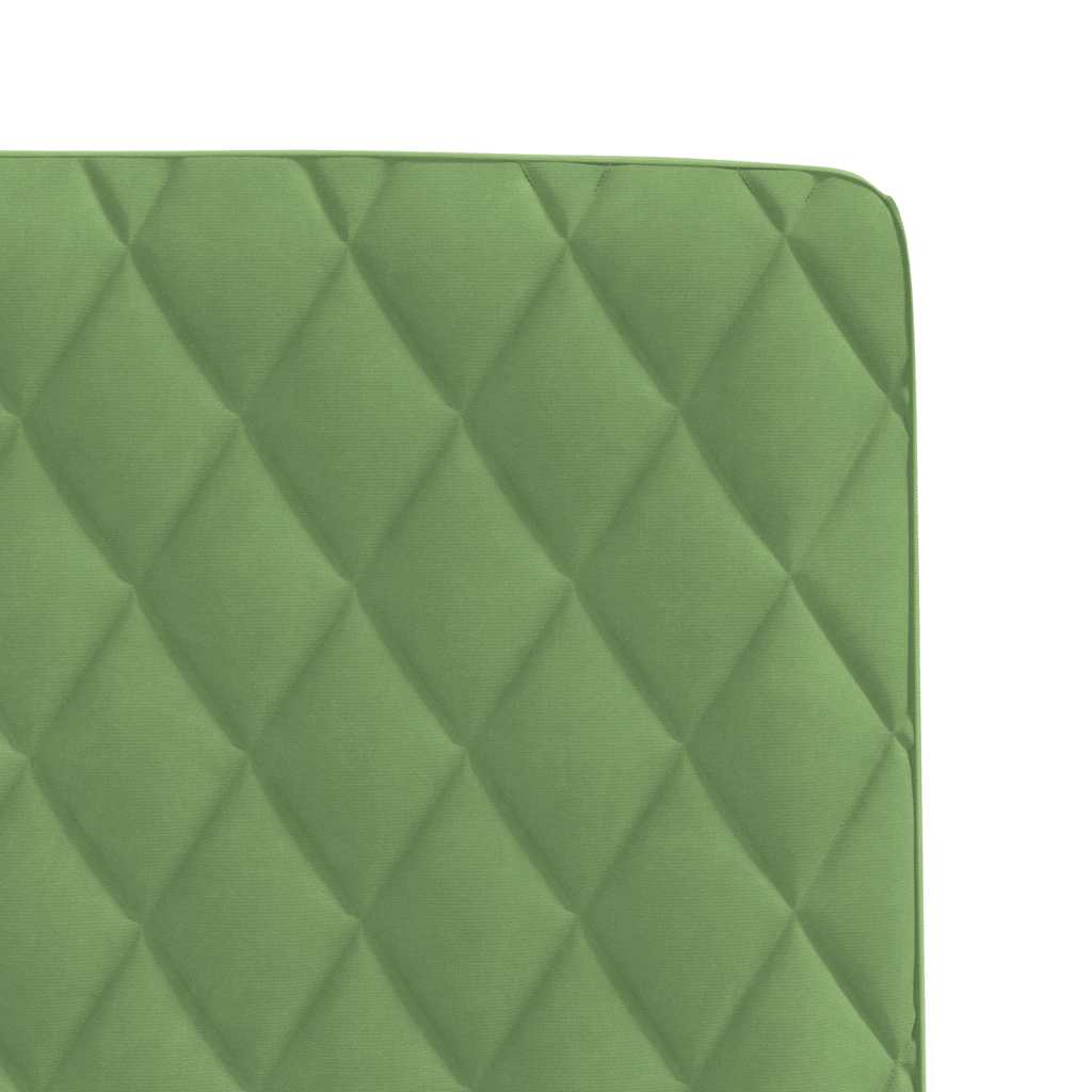 Cadeiras de jantar 6 pcs veludo verde-claro