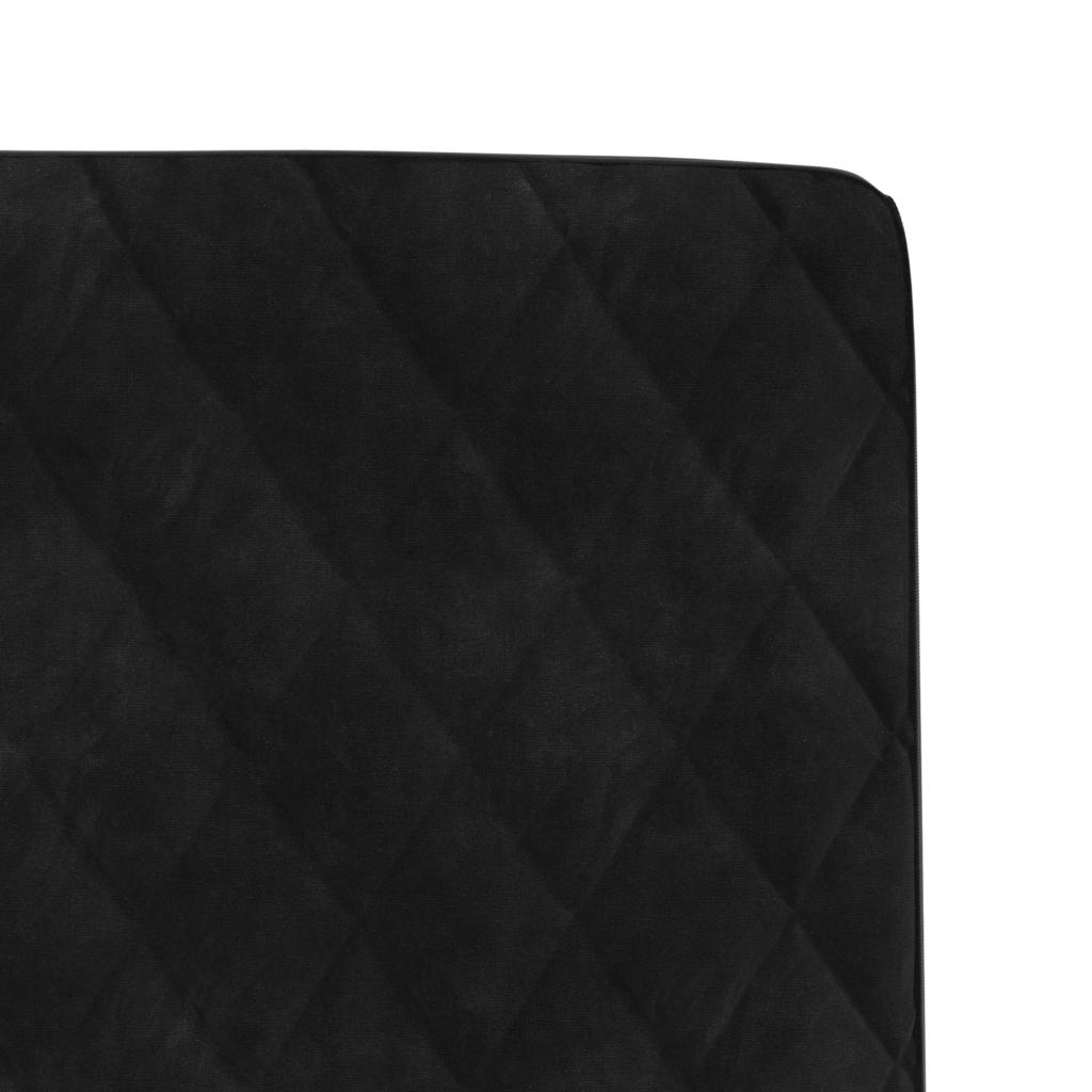 Cadeiras de jantar 6 pcs veludo preto