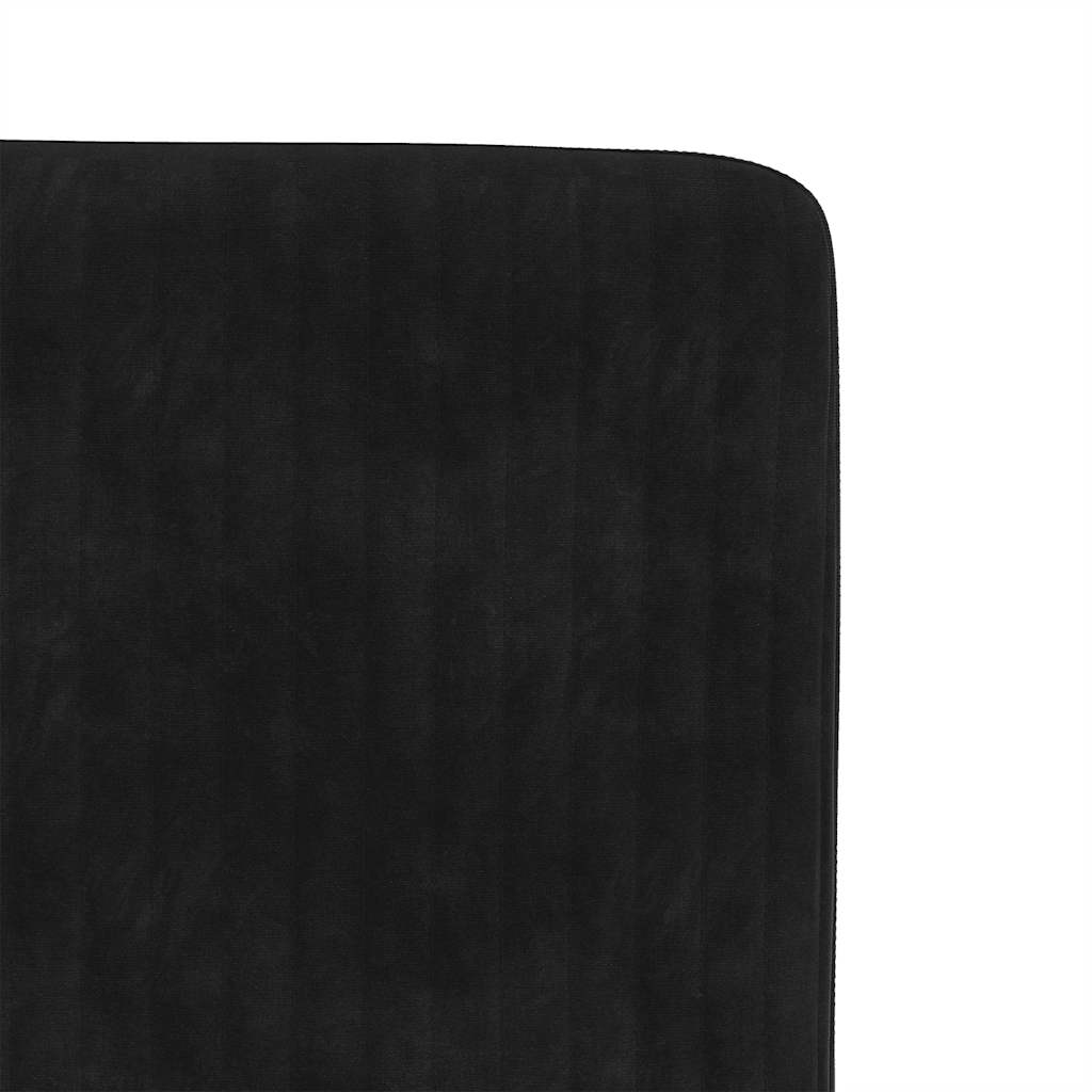 Cadeiras de jantar 6 pcs veludo preto