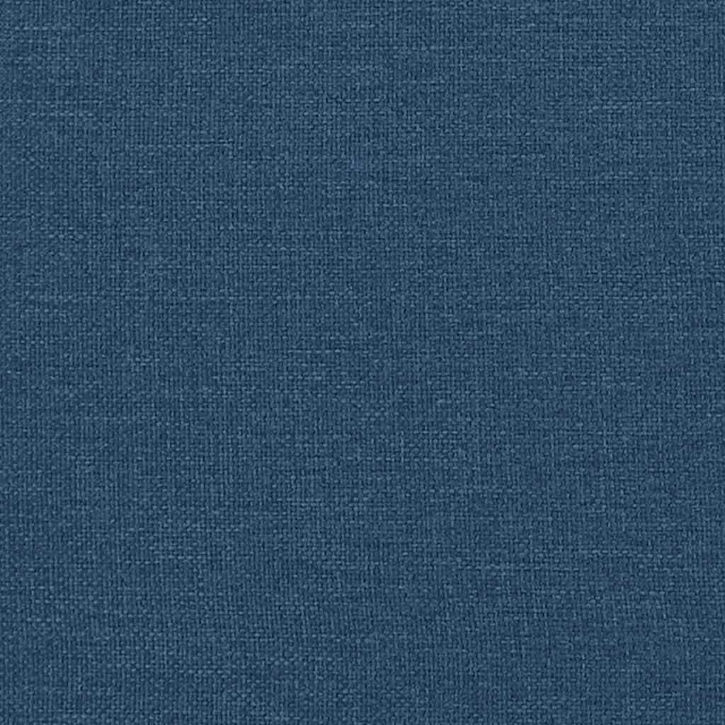 Cadeiras de jantar 6 pcs tecido azul