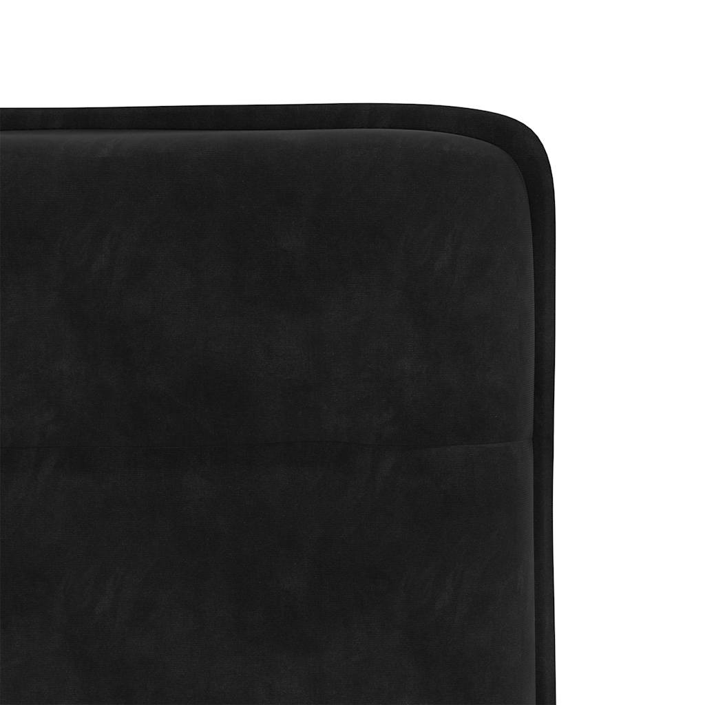 Cadeiras de jantar 6 pcs veludo preto