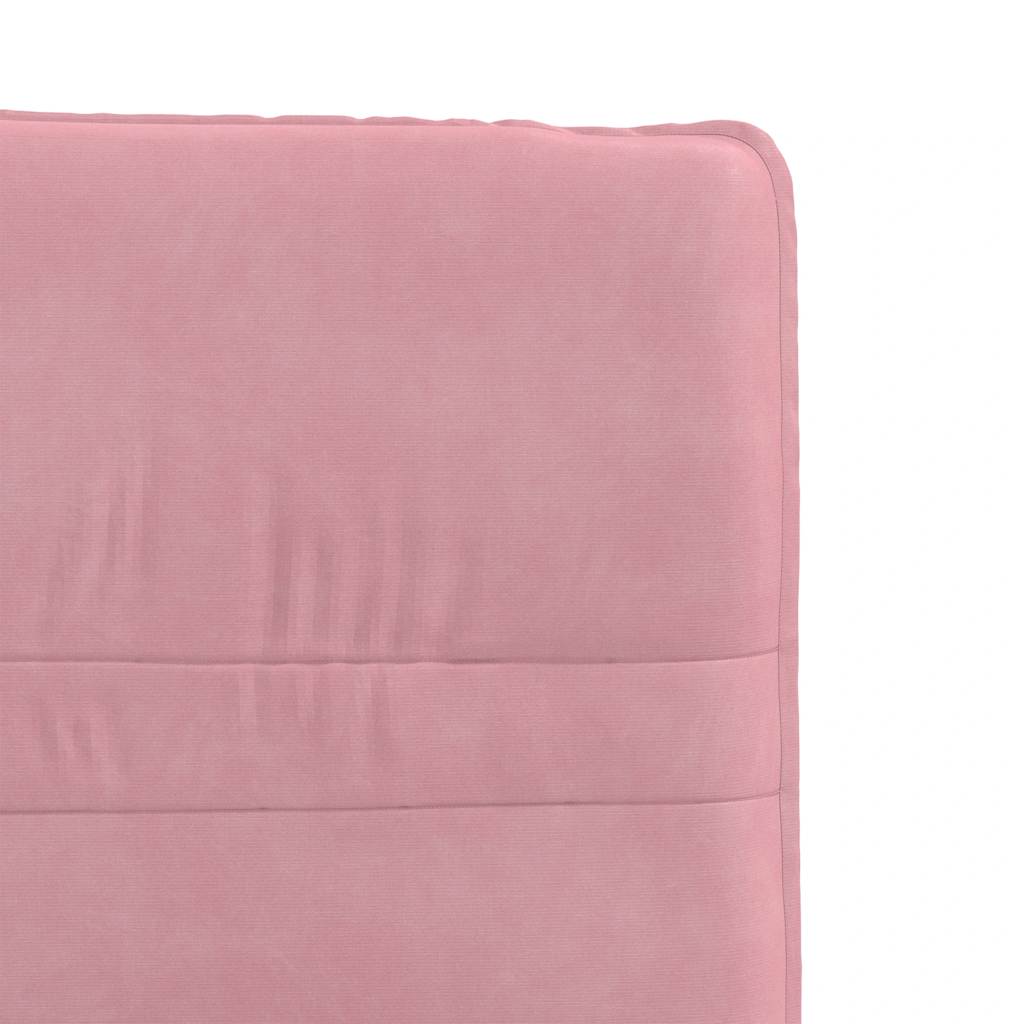 Cadeiras de jantar 6 pcs veludo rosa