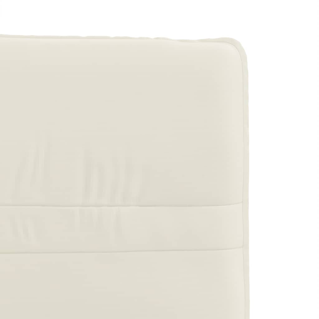 Cadeiras de jantar 6 pcs veludo cor creme