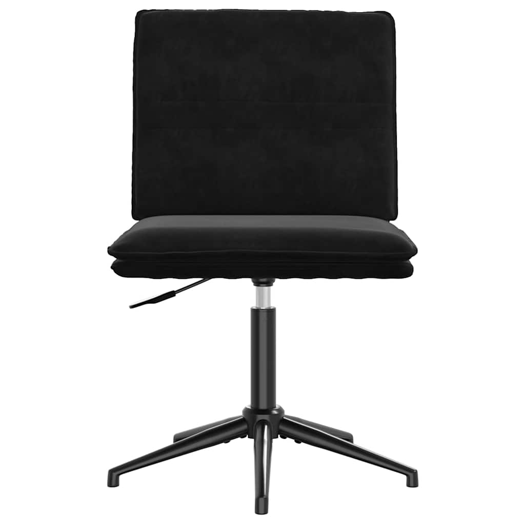 Cadeiras de jantar 4 pcs veludo preto