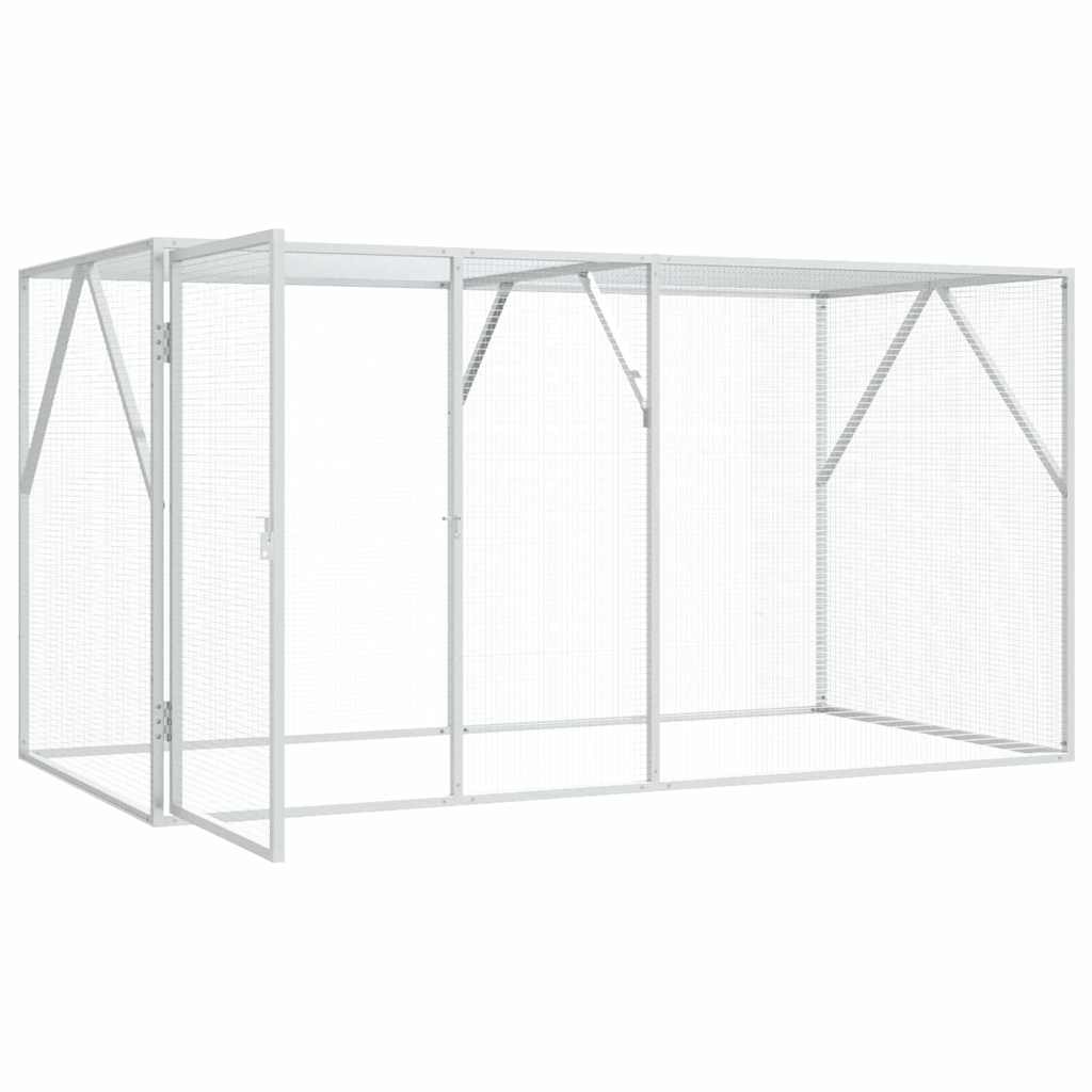 Gaiola para Pássaros Antracite 208 x 102 x 108 cm