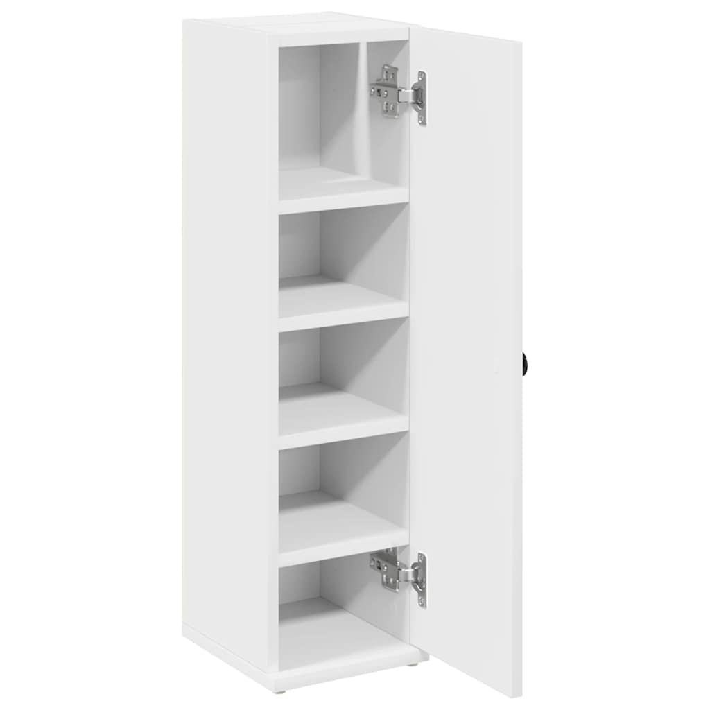 Móvel p/ casa de banho c/ suporte de rolos 20,5x22x72 cm branco