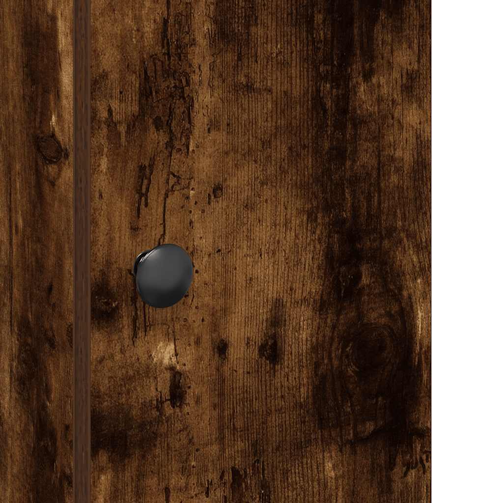 Móvel p/casa banho c/suporte rolos 20,5x22x72cm carvalho fumado