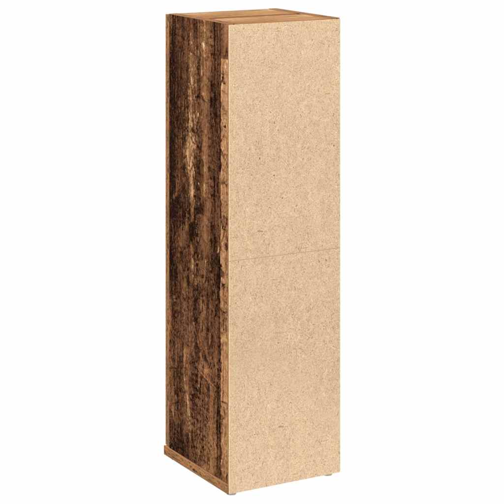 Móvel p/ casa banho c/ suporte rolos 20,5x22x72cm madeira velha