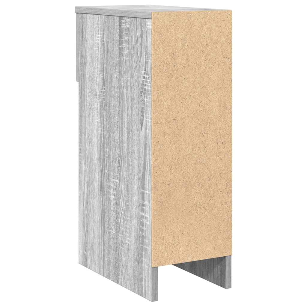 Mesas de cabeceira com gaveta 2 pcs 20x36x60 cm cinzento sonoma