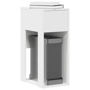 Suporte torre de computador com gaveta 30x44x74 cm branco