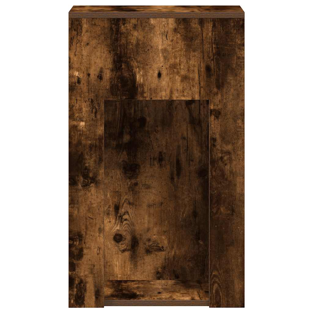 Suporte torre computador com gaveta 30x44x74 cm carvalho fumado