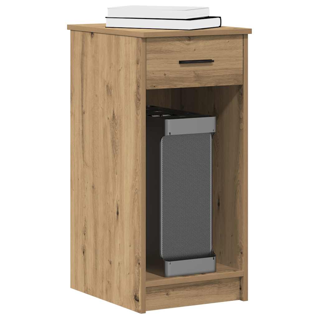 Suporte torre de computador com gaveta 35x45x77 cm artisiano