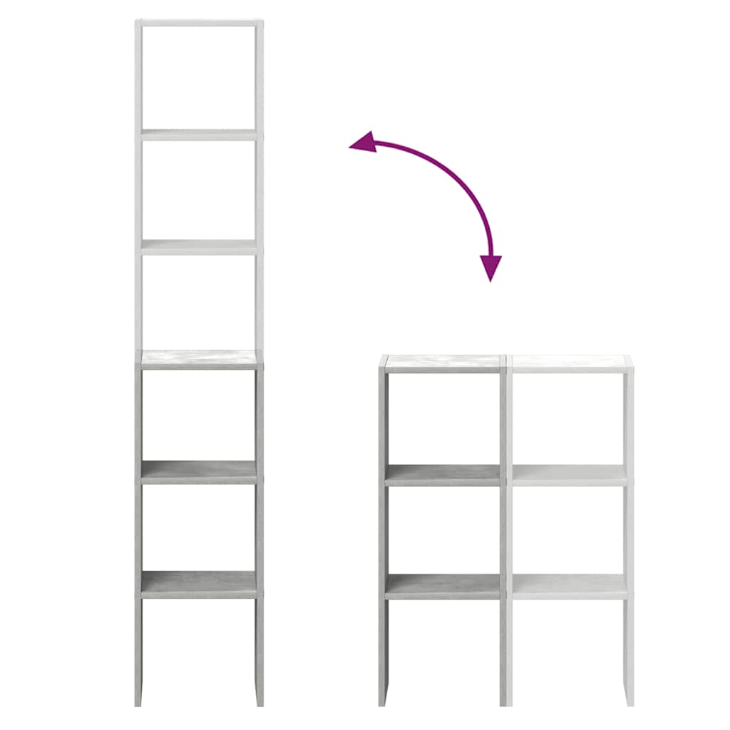 Estantes 2 pcs empilháveis 30x30x80 cm derivados madeira