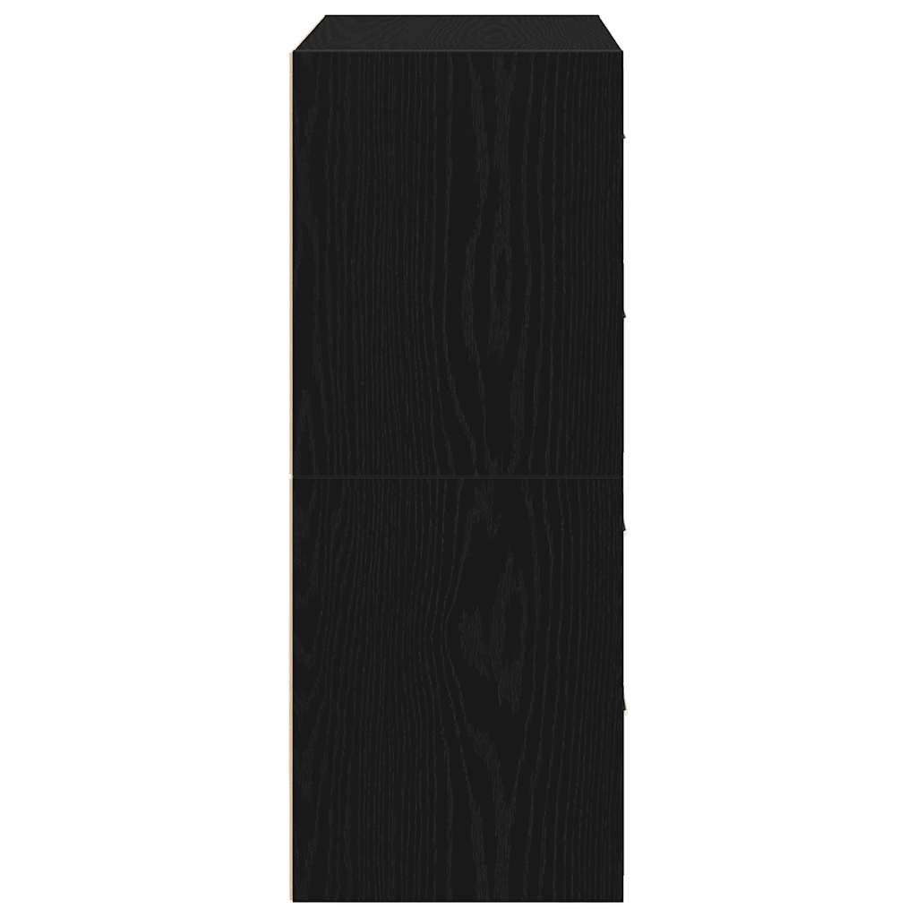 Armários c/ 2 gavetas 2 pcs 60x31x40cm derivados de madeira