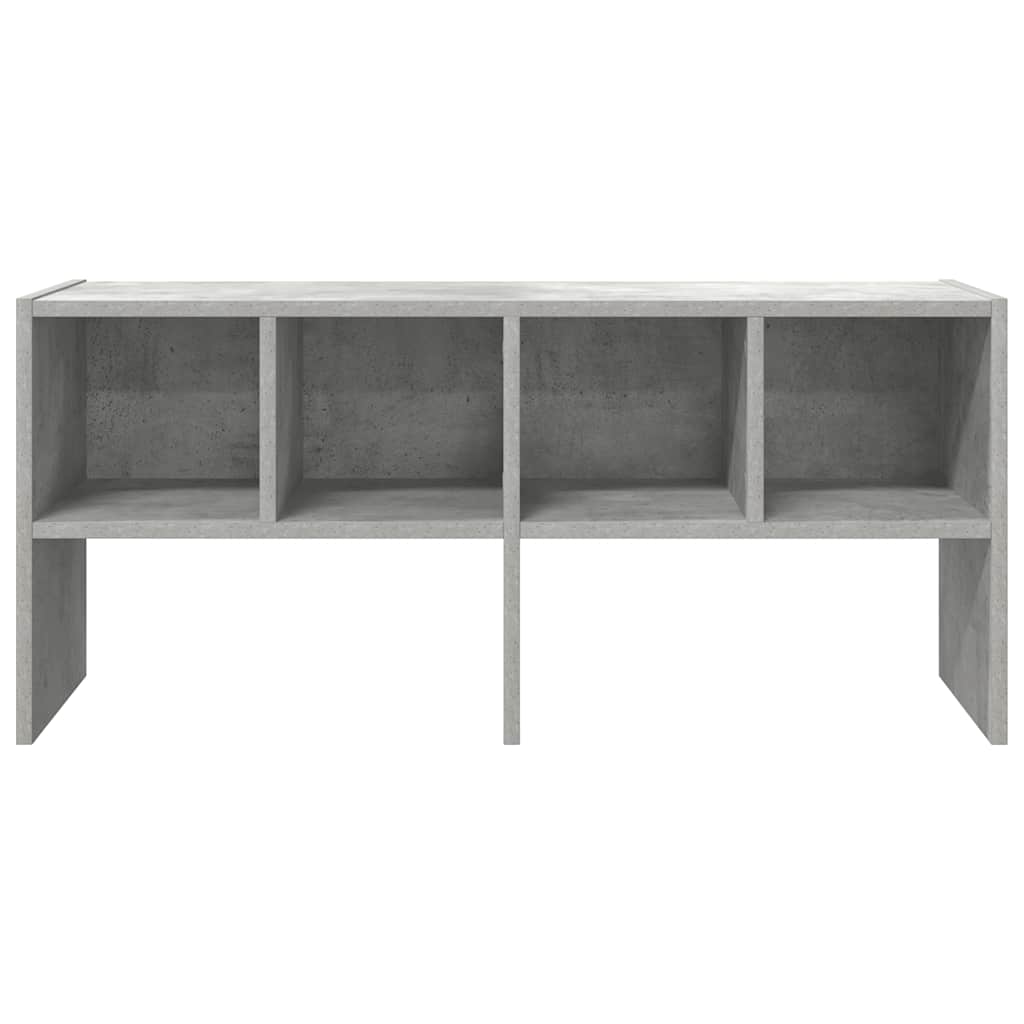 Sapateira empilháveis 89,5x30x40 cm cinzento cimento